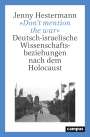 Jenny Hestermann: »Don't mention the war«, Buch