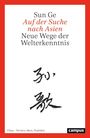 „Auf der Suche nach Asien“ von Sun Ge, chinesische Schriftzeichen darunter; roter Rand, Campus-Logo unten rechts.
