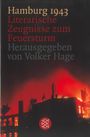 Volker Hage: Hamburg 1943, Buch