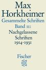 Max Horkheimer: Gesammelte Schriften in 19 Bänden, Buch