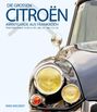 Text: "Die grossen Citroën, Avantgarde aus Frankreich, Traction Avant 15 Six H, DS, SM, CX, XM, C5, C6, Immo Mikloweit." Links ein stilisierter Autoscheinwerfer.