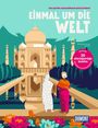 Zoé Illustratrice: Einmal um die Welt - Das große Ausmalbuch nach Zahlen, Buch