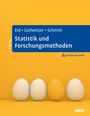 Text: "Eid • Gollwitzer • Schmitt", "Statistik und Forschungsmethoden", "6. Auflage", "Online-Material". Vier Eier, eins gelb.