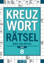 Titel: "Kreuzworträtsel", "Über 280 Rätsel", "Band 8". Ein Kreuzworträtsel mit Fragen.