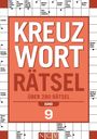 Kreuzworträtsel-Buchcover, "Kreuzworträtsel", "Über 280 Rätsel", "Band 9". Enthält Kreuzworträtsel-Elemente.
