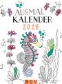 : Ausmalkalender 2025, Buch