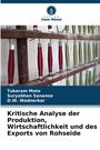 Tukaram Mote: Kritische Analyse der Produktion, Wirtschaftlichkeit und des Exports von Rohseide, Buch