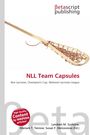 Titel: "NLL Team Capsules" - Box Lacrosse, Champion's Cup, National Lacrosse League. Oben: "Betascript publishing". Darunter ein Lacrosse-Schläger.