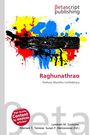 „Raghunathrao“, „Peshwa, Maratha Confederacy“, farbenfrohe Spritzer in Blau, Rot, Gelb und Schwarz, Logo „Betascript Publishing“.