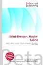 "Saint-Bresson, Haute-Saône", "High Quality Content by WIKIPEDIA articles!", blau-weißes abstraktes Design.