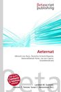 "Betascript Publishing", der Titel "Aeternat", rote und graue Schrift, cyan-farbige Linien.