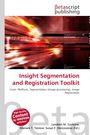 "Insight Segmentation and Registration Toolkit. Rote, dynamische grafische Darstellung, Zahlen und Linien."