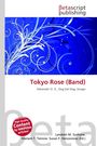 Tokyo Rose (Band), Adrenalin O. D., Dog Eat Dog, Ensign. Oben florales Muster in Blau, geschwungene weiße Linien.