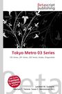 Tokyo Metro 03 Series, 183, 281, 283 Series; florales Muster in Schwarz-Weiß und rotes Logo „betascript publishing“.