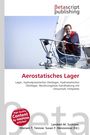 "Aerostatisches Lager" steht in großer roter Schrift, darunter Begriffe wie Gleitlager und Ultraschall. Ein Mann auf einem Segelboot.
