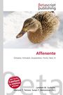 "Affenente", darüber eine Ente im Schnee. Oben "Betascript publishing", roter Kreis mit "High Quality Content by WIKIPEDIA articles!".