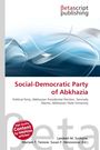 "Betascript Publishing", "Social-Democratic Party of Abkhazia". Dynamische, blaue, abstrakte Wellen oben.