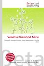 "Venetia Diamond Mine" roter Text, oben "Betascript publishing", grüne, verschnörkelte Pflanzenzeichnung.