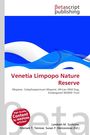 "Venetia Limpopo Nature Reserve", mit Naturmotiven in Blau und Weiß, und dem Logo von Betascript Publishing.