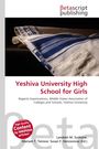 Titel: Yeshiva University High School for Girls. Bild: Blau-weiß gestreiftes Tuch. Logo: "Betascript Publishing".