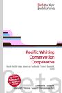 Logo Betascript Publishing. Titel: Pacific Whiting Conservation Cooperative. Abstrakte bunte Grafik unten links.