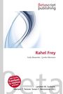 "Rahel Frey", Autoren: Iradj Alexander, Cyndie Allemann. Betascript Publishing-Logo, abstrakte blaue und graue Linien.