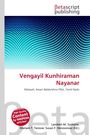 "Vengayil Kunhiraman Nayanar" in roter Schrift, oben Betascript-Logo, Hintergrund blau-türkise Punkte.