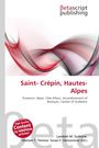 „Saint-Crépin, Hautes-Alpes“ steht in Rot. Oben „Betascript publishing“. Abstrakte rote und graue Wellen im Hintergrund.