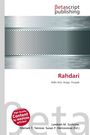 Cover von Betascript Publishing, "Rahdari", darunter Namen der Autoren. Metallisch-perforiertes Band als grafisches Element.