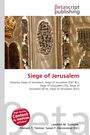 "Siege of Jerusalem" und mehrere Belagerungsjahre. Rechts oben Logo "Betascript publishing". Verzierter Hintergrund.