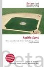 Logo „Betascript Publishing“. Titel „Pacific Suns“. Ein Baseballfeld. Autoren: Lambert M. Surhone, Mariam T. Tennoe.