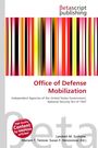 "Office of Defense Mobilization" mit farbigen vertikalen Streifen und dem Logo "Betascript Publishing". Autoren angegeben.