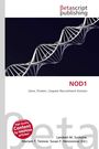 Titel: NOD1. Text: "Gene, Protein, Caspase Recruitment Domain". Logo: Betascript Publishing. DNA-Doppelhelix-Abbildung.