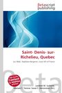 "Saint-Denis-sur-Richelieu, Quebec" in roter Schrift, blaue abstrakte Formen, "Betascript publishing" Logo oben.