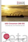 „USS Cinnamon (AN-50)“ in roter Schrift, darunter der Text „United States Ship, List of United States Navy Ships“.