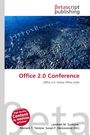 "Office 2.0 Conference", darunter "Office 2.0, Online Office Suite". Eisige Oberfläche mit "http://" eingeritzt.