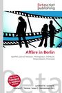 Betascript Publishing. Affäre in Berlin. Spielfilm, Darren McGavin. Silhouetten vor Filmstreifen. Roter Kreis mit Text.