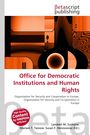 "Betascript Publishing" oben, "Office for Democratic Institutions and Human Rights" mittig, unten Autoren. Abstrakte orange-gelbe Grafik.