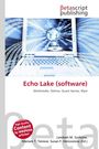 "Echo Lake (software)" steht in Rot. Ein geöffneter Laptop mit digitalem Globus und Binärcode im Hintergrund.