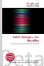 Text: Saint-Georges-de-Rouelley, Lower Normandy, Arrondissement of Avranches. Logo: Betascript Publishing. Bunte Linien.