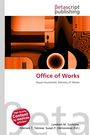 Betascript Publishing, Office of Works, Royal Household, Ministry of Works. Abstrakte Illustration in Orange- und Schwarztönen.