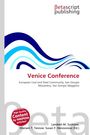 "Venice Conference" in Rot, darunter Infos zur Europäischen Kohle- und Stahlgemeinschaft. Oben rechts Betascript-Logo. Wellenmuster.