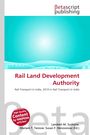 "Rail Land Development Authority," "Rail Transport in India," "High Quality Content by WIKIPEDIA articles!" Illustration mit Eislandschaft.