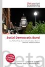 „Social Democratic Bund“, Thema: jüdische Arbeiterbewegung. Darüber ein Betascript Publishing Logo, unten Autorenliste.