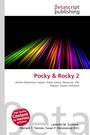 "Pocky & Rocky 2" in roter Schrift. Darunter: Action-Adventure Game. Oben Logo "Betascript Publishing". Bunte Lichtstreifen.