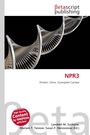 Text: "NPR3 Protein, Gene, Guanylate Cyclase." Logo: Betascript Publishing. Bild: DNA-Doppelhelix auf schwarzem Hintergrund.
