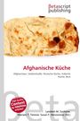 Logo von Betascript Publishing, Titel "Afghanische Küche". Ein großes, flaches Brot ist abgebildet.