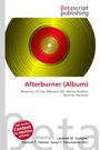 "Afterburner (Album), Bluesrock, ZZ Top. Illustration: Goldene Schallplatte auf weißem Hintergrund, Verlagsname oben."