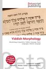 "Yiddish Morphology", darunter "Morphology (Linguistics), Yiddish Language, Slavic Languages, Hebrew Language". Oben ein Logo.