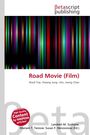"Road Movie (Film)" ist in Rot geschrieben. Bunte vertikale Streifen dominieren das Design.